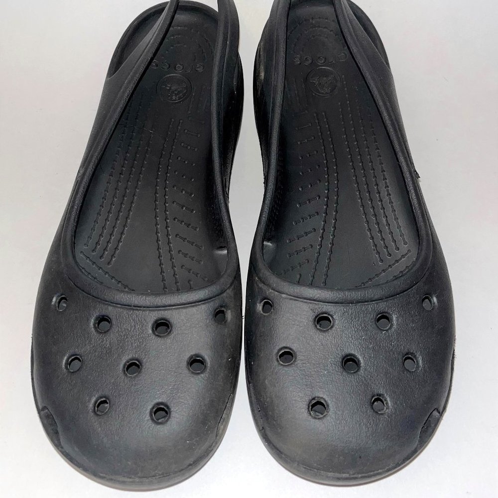 Crocs Black Flat Ballet Shoes